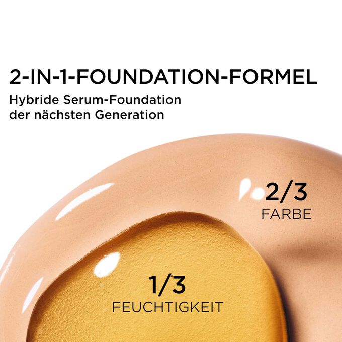 DOUBLE SERUM FOUNDATION - Hybrid-Serum-Foundation mit Glow - L1C