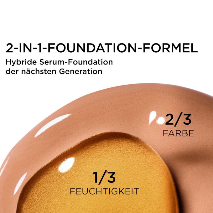 DOUBLE SERUM FOUNDATION - Hybrid-Serum-Foundation mit Glow - M1C