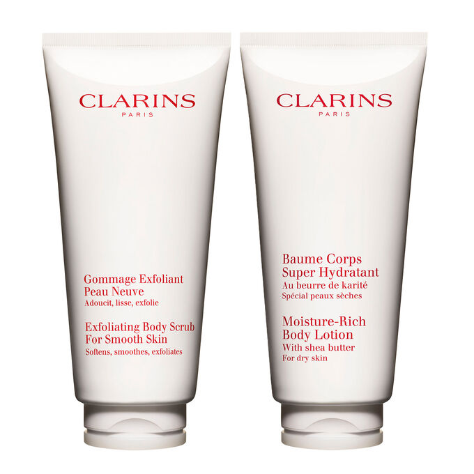 Body Essentials Set &ndash; K&ouml;rperpeeling und feuchtigkeitsspendende K&ouml;rperlotion