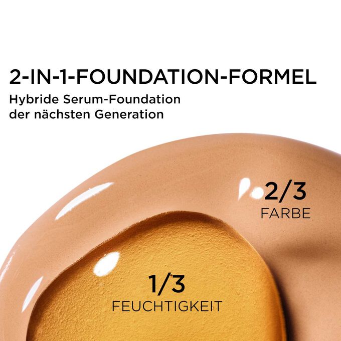 DOUBLE SERUM FOUNDATION - Hybrid-Serum-Foundation mit Glow - L6N