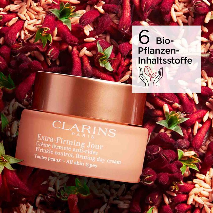 Extra-Firming Tagescreme alle Hauttypen mit 6 Bio-Pflanzeninhaltsstoffen