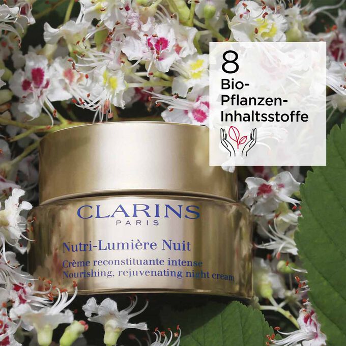 Nutri-Lumière Nachtcreme mit 8 Bio-Pflanzeninhaltsstoffen
