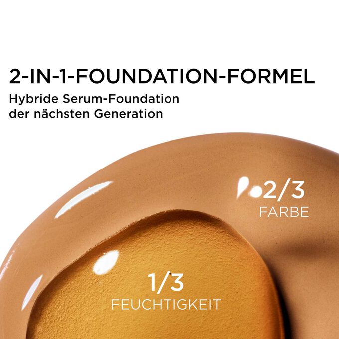 DOUBLE SERUM FOUNDATION - Hybrid-Serum-Foundation mit Glow - D1W