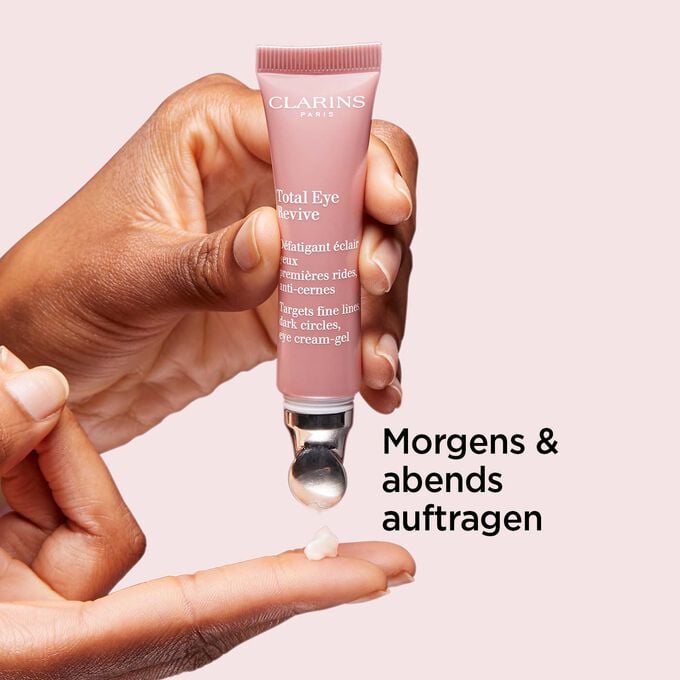 Total Eye Revive morgens und abends auftragen