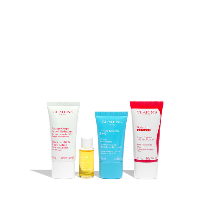 Set f&uuml;r eine glatte und hydratisierte Haut