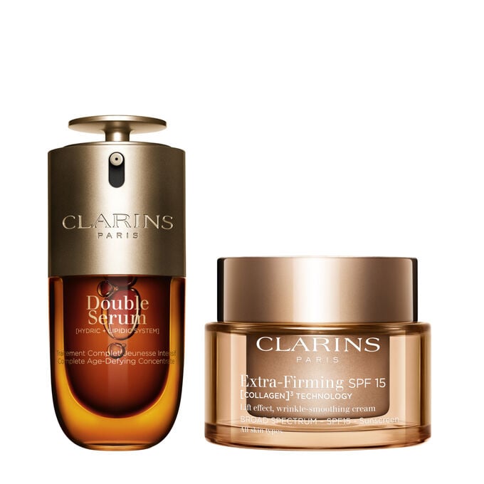 Double Serum und Extra-Firming Tagescreme SPF 15 &ndash; Anti-Aging-Pflegeset