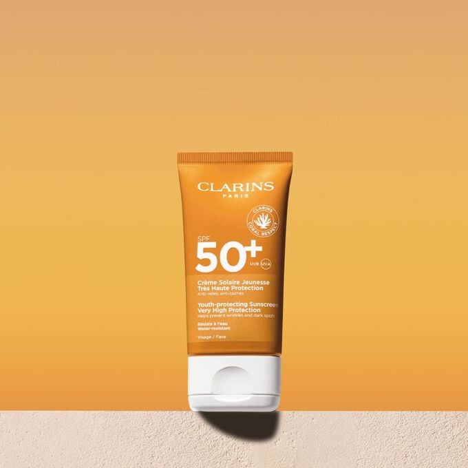 Sonnenschutz-Gesichtscreme SPF 50+ mit Anti-Falten-Wirkung