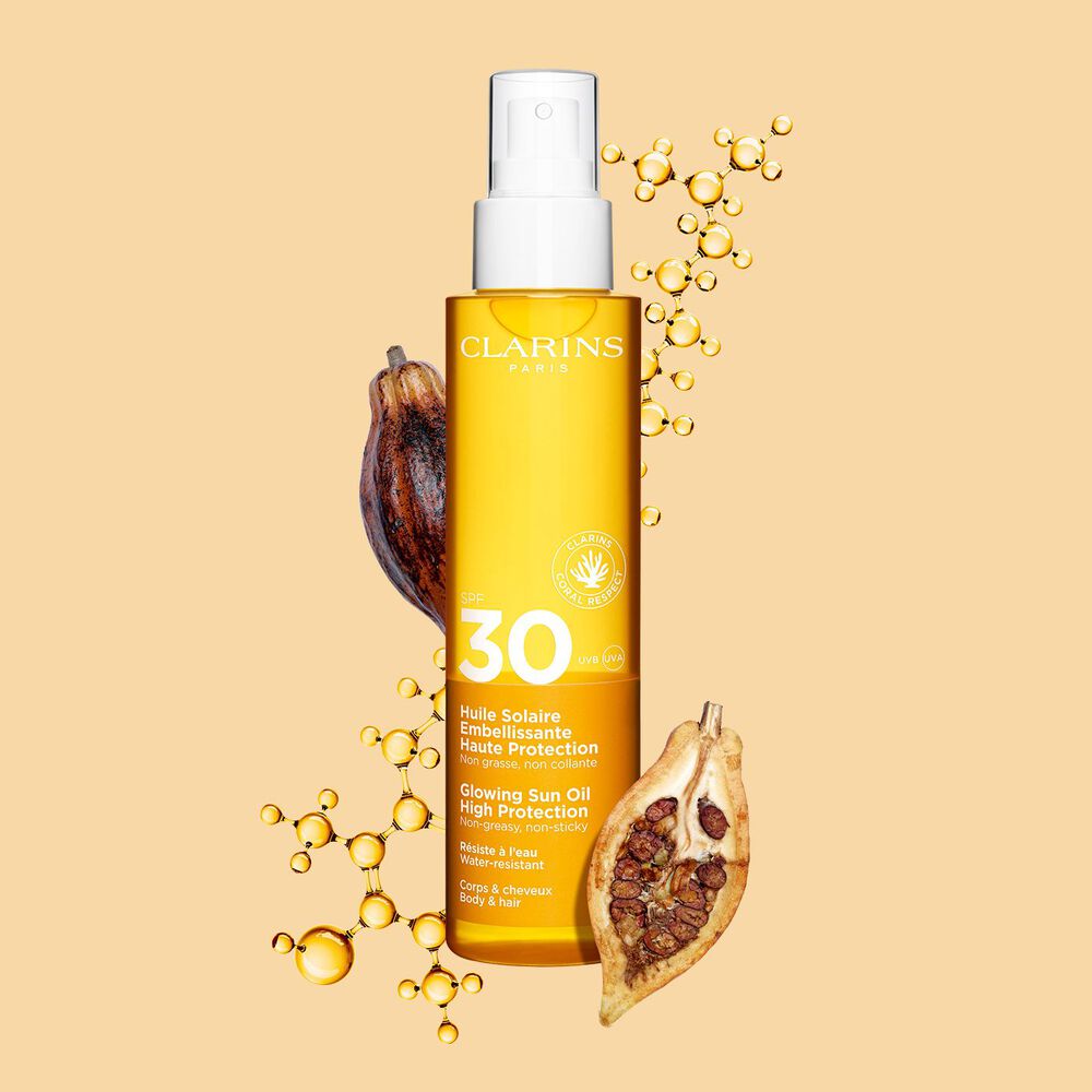 Verschönerndes Sonnenschutz-Öl für Körper &amp; Haare SPF 30