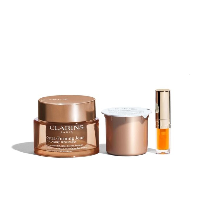 Extra-Firming-Set inkl. Refill + Lip Makeup