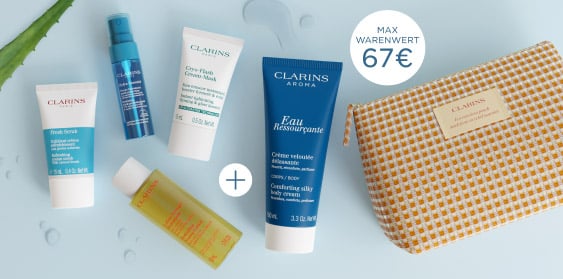 Eine strahlende Pflegeroutine im Wert von 67€ geschenkt