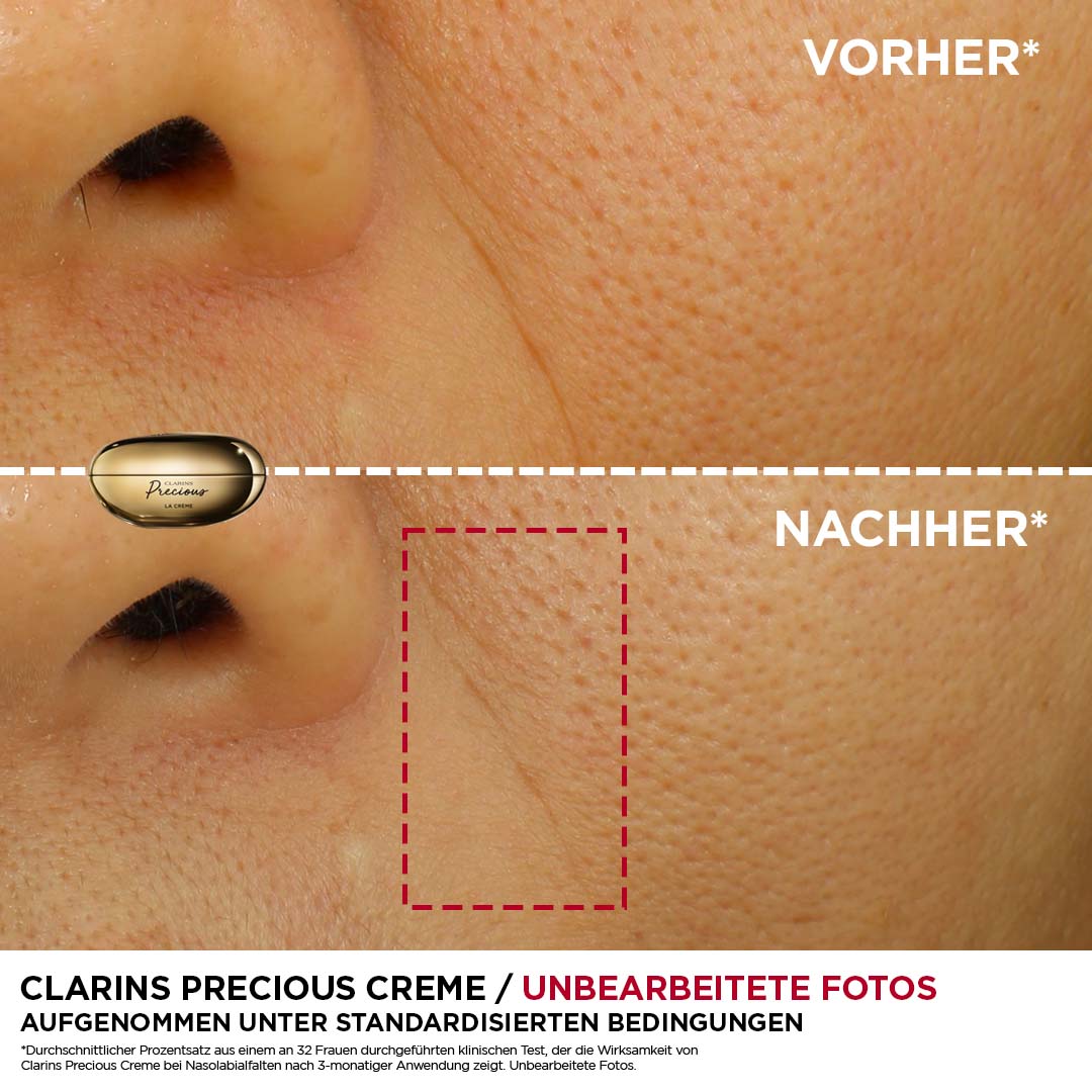 Before and after photo of the product use