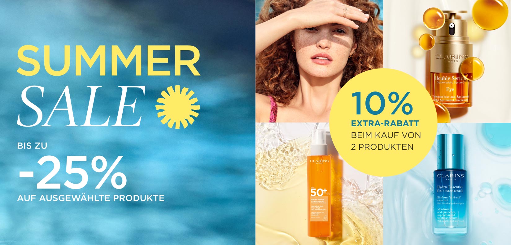 Sommer-Sonderangebot: 10 % Extra-Rabatt beim Kauf von 2 Produkten