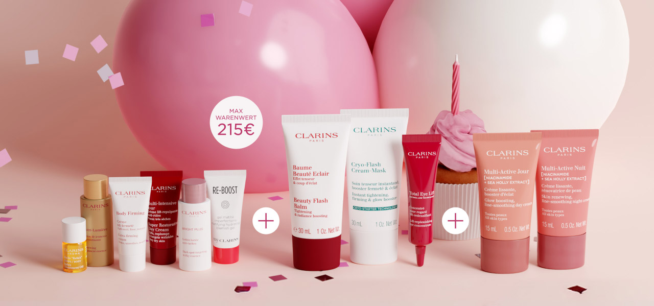 Clarins birthday