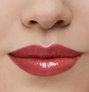 Model-Foto Lippenmakeup