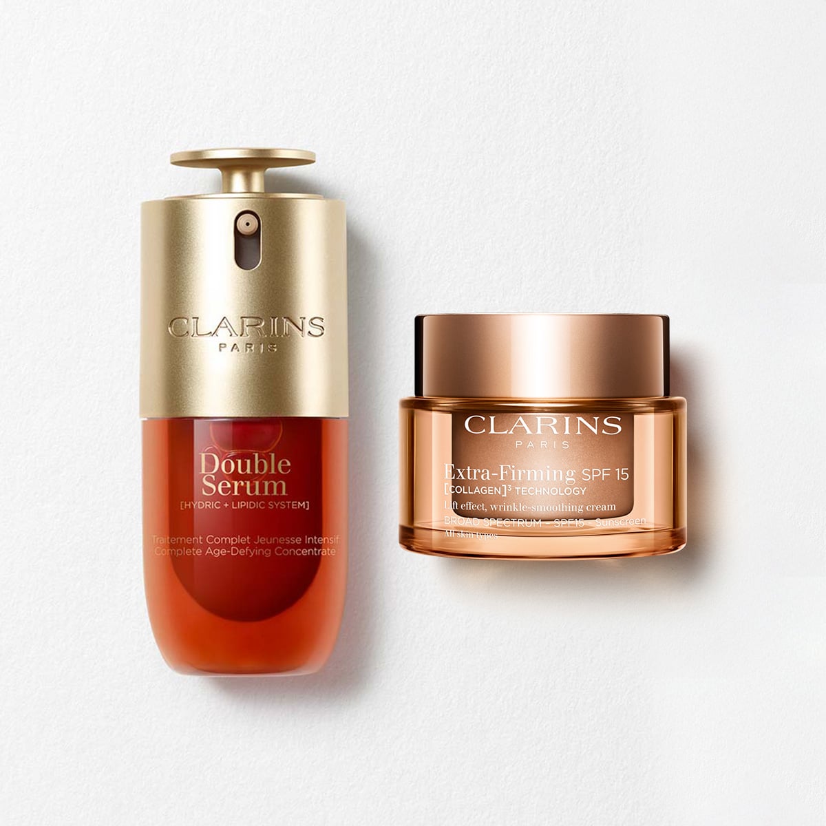 Double Serum und Extra-Firming Tagescreme SPF 15 &ndash; Anti-Aging-Pflegeset