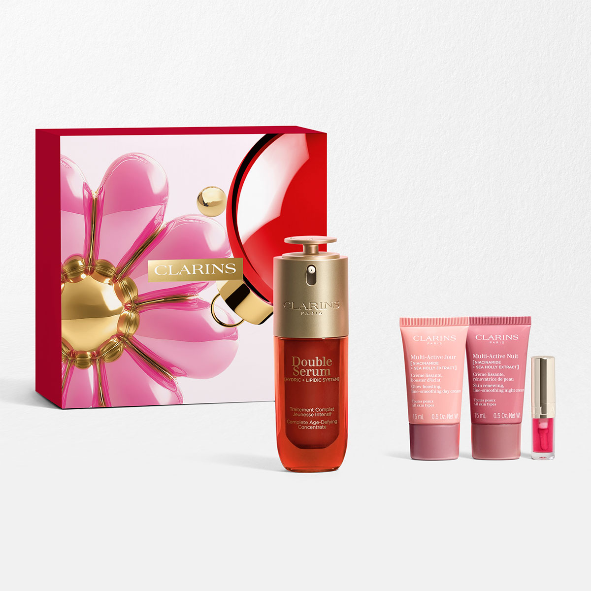 Anti-Aging-Gesichtspflege-Set &ndash; Double Serum und Multi-Active