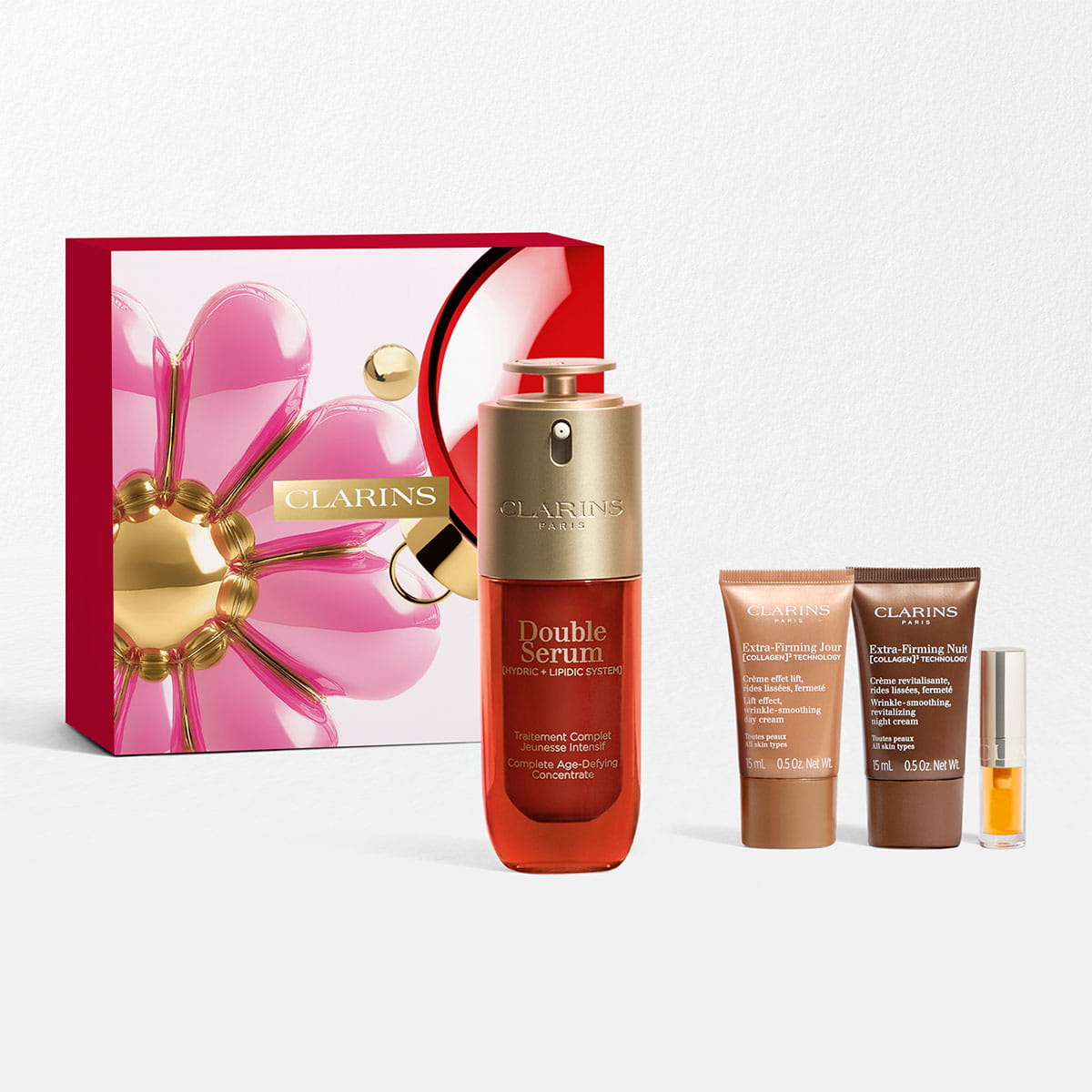 Anti-Aging-Gesichtspflege-Set &ndash; Double Serum und Extra-Firming